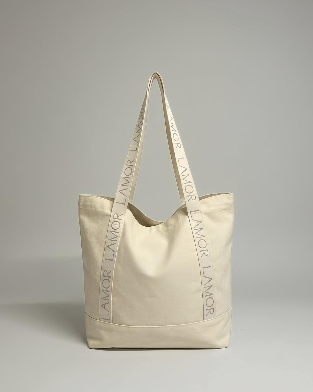 Essential Lamor Cotton Canvas Bag Stoft Cream