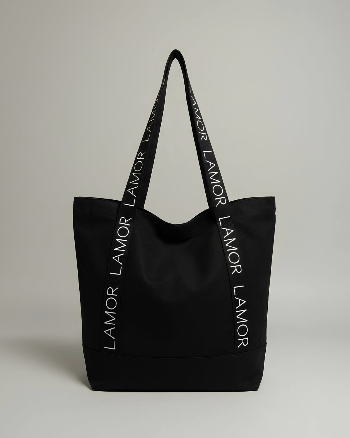 Essential Lamor Cotton Canvas Bag Iron Black