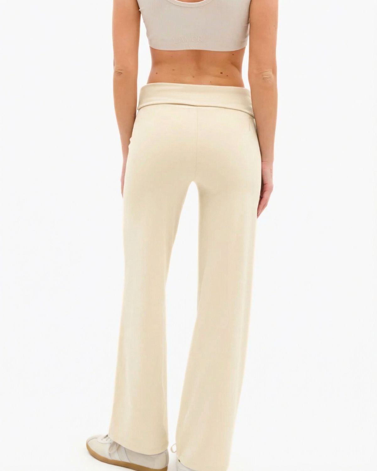 Ā-SCULPT™ Wide Lamor Leg Pants Soft Cream