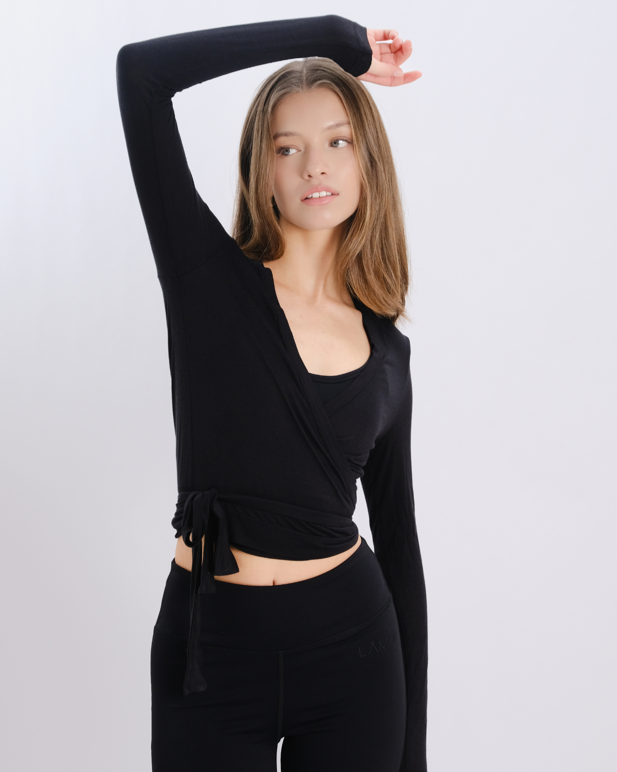 Ā-SOFT™ - Pilates Silk Wrap Top