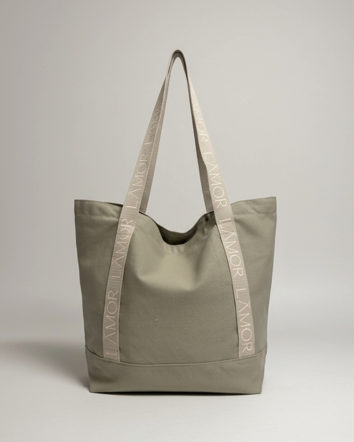 Essential Lamor Cotton Canvas Bag Stone