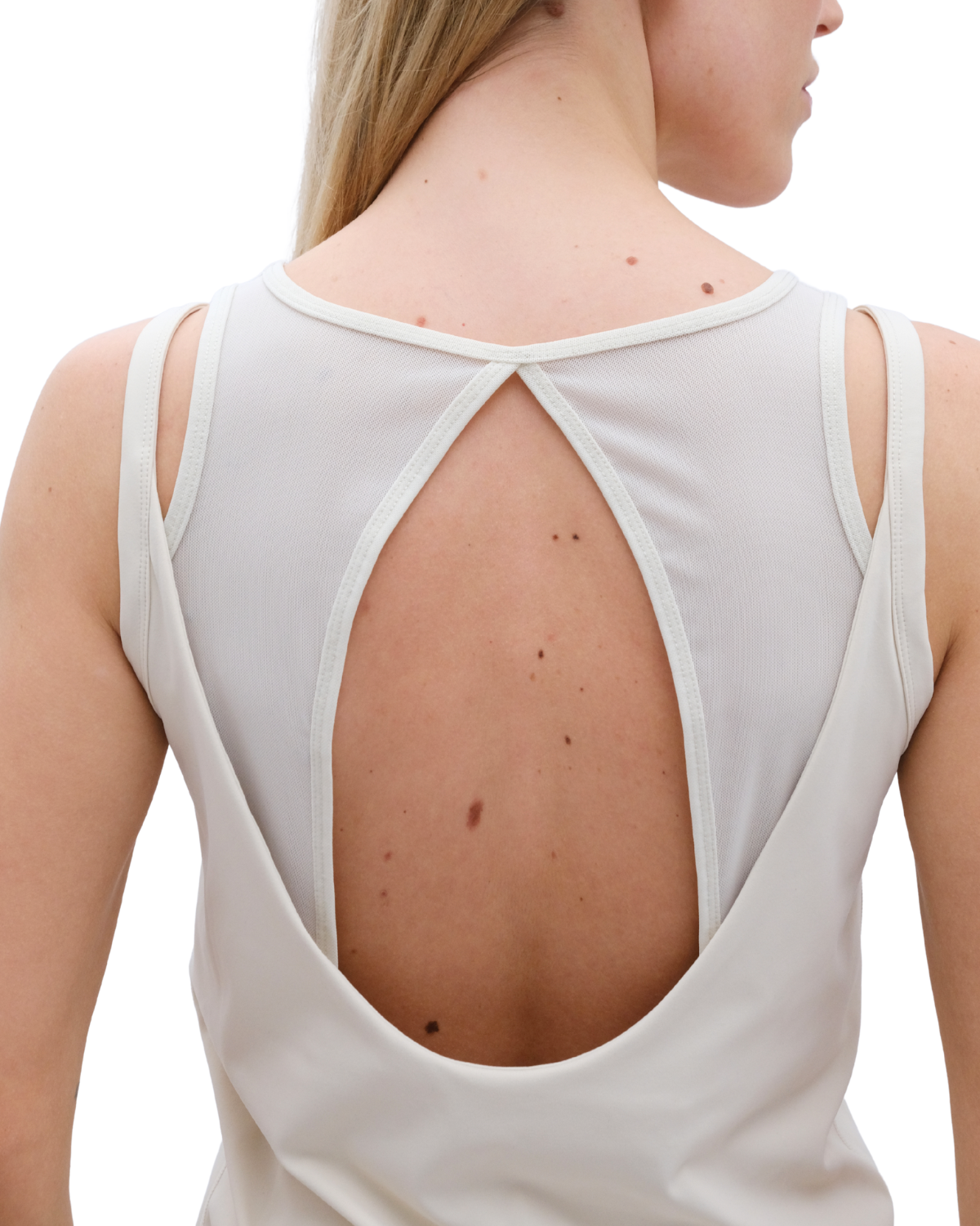 Tanktop with Mesh Lamor Elegance Soft cream