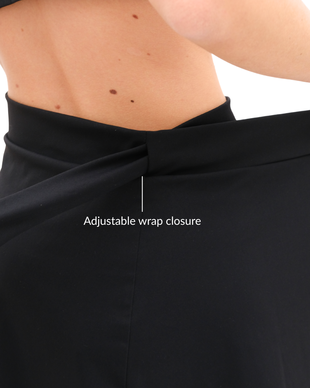 Wickelrock wrap skirt lamor Sportswear Couture Iron Black