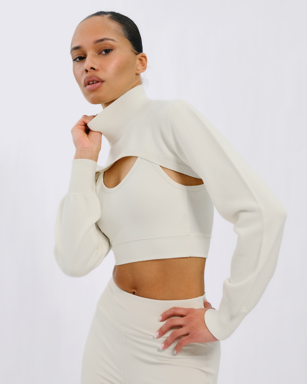 Ā-SOFT™ - Cropped knitted long sleeve