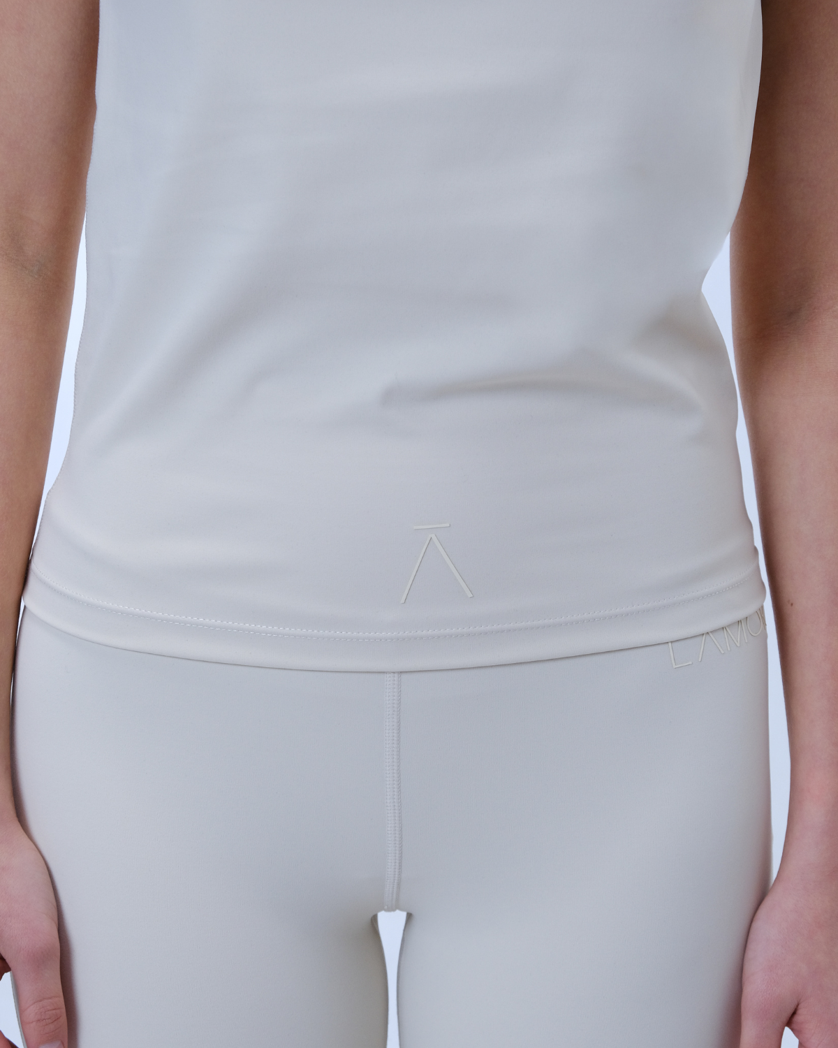 Tanktop with Mesh Lamor Elegance Soft cream