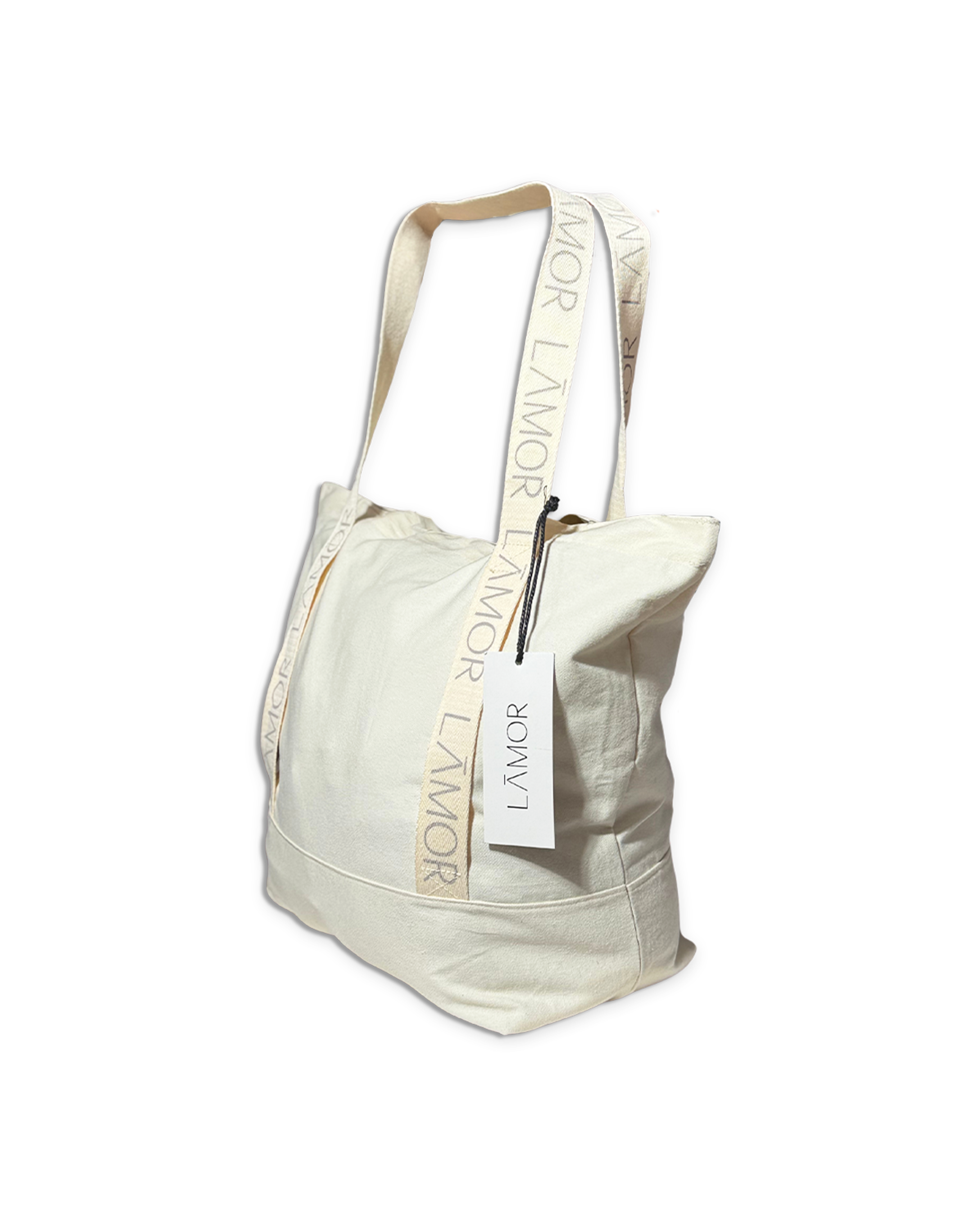 Essential Lamor Cotton Canvas Bag Stoft Cream
