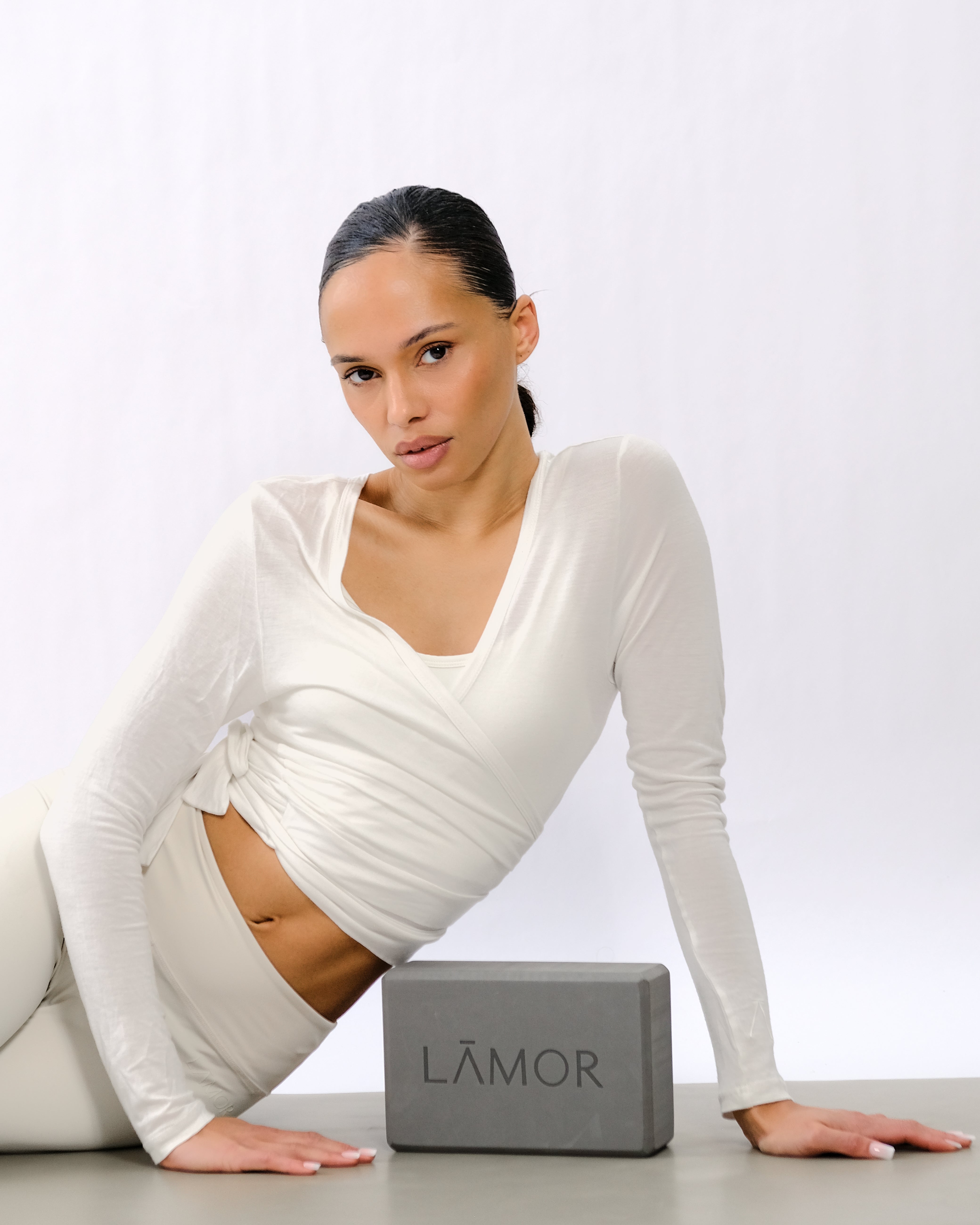 Ā-SOFT™ - Pilates Silk Wrap Top