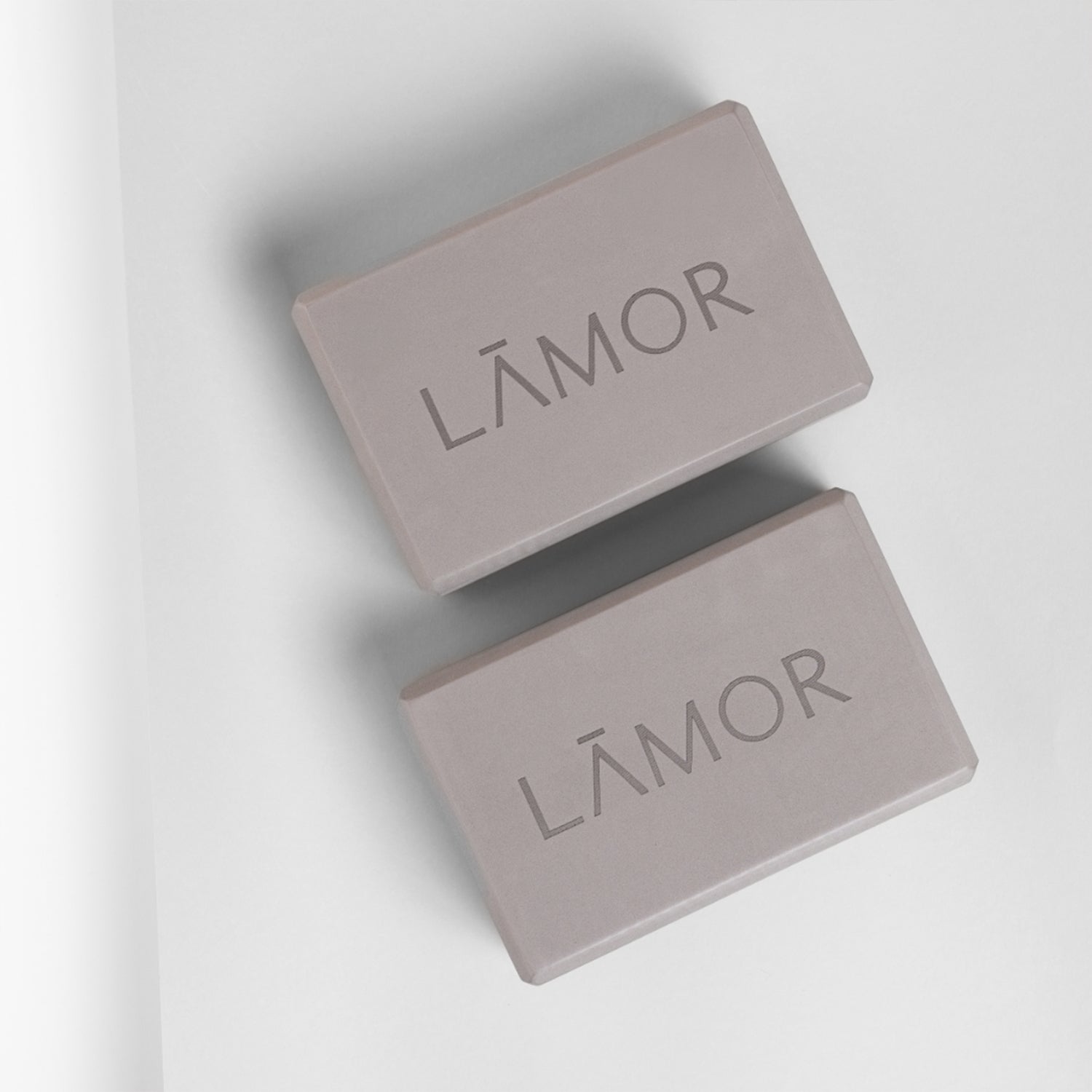 LĀMOR YOGA BLOCK - TAUPE