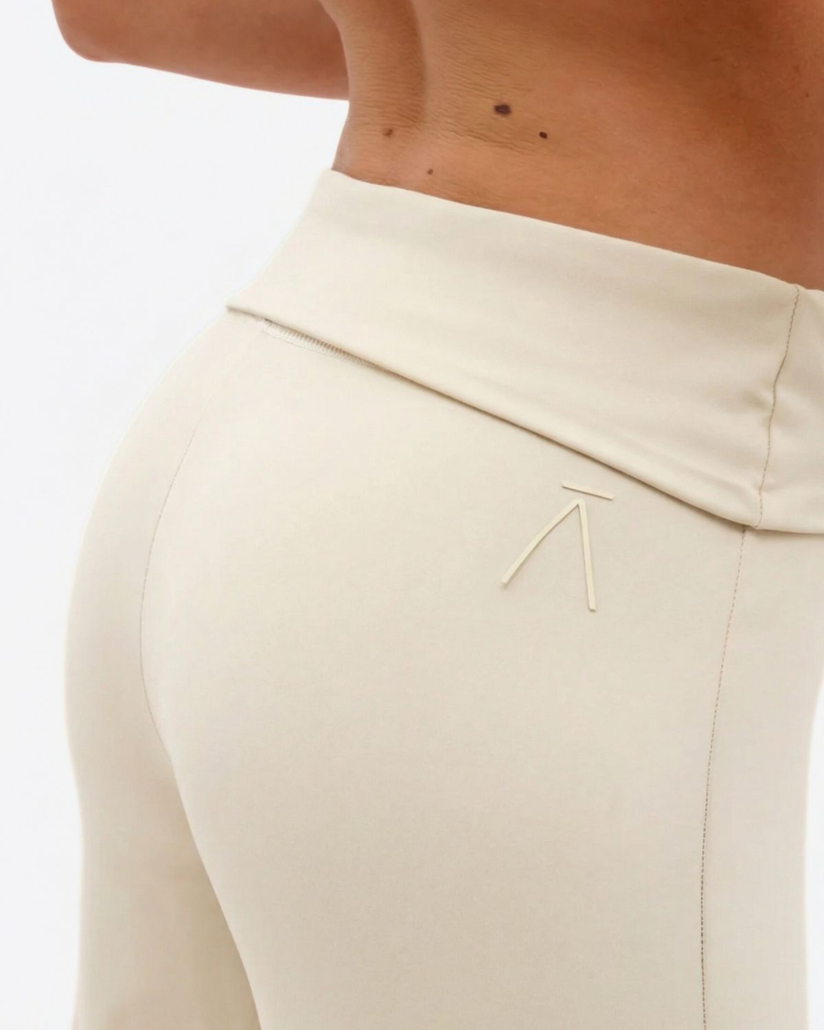 Ā-SCULPT™ Wide Lamor Leg Pants Soft Cream