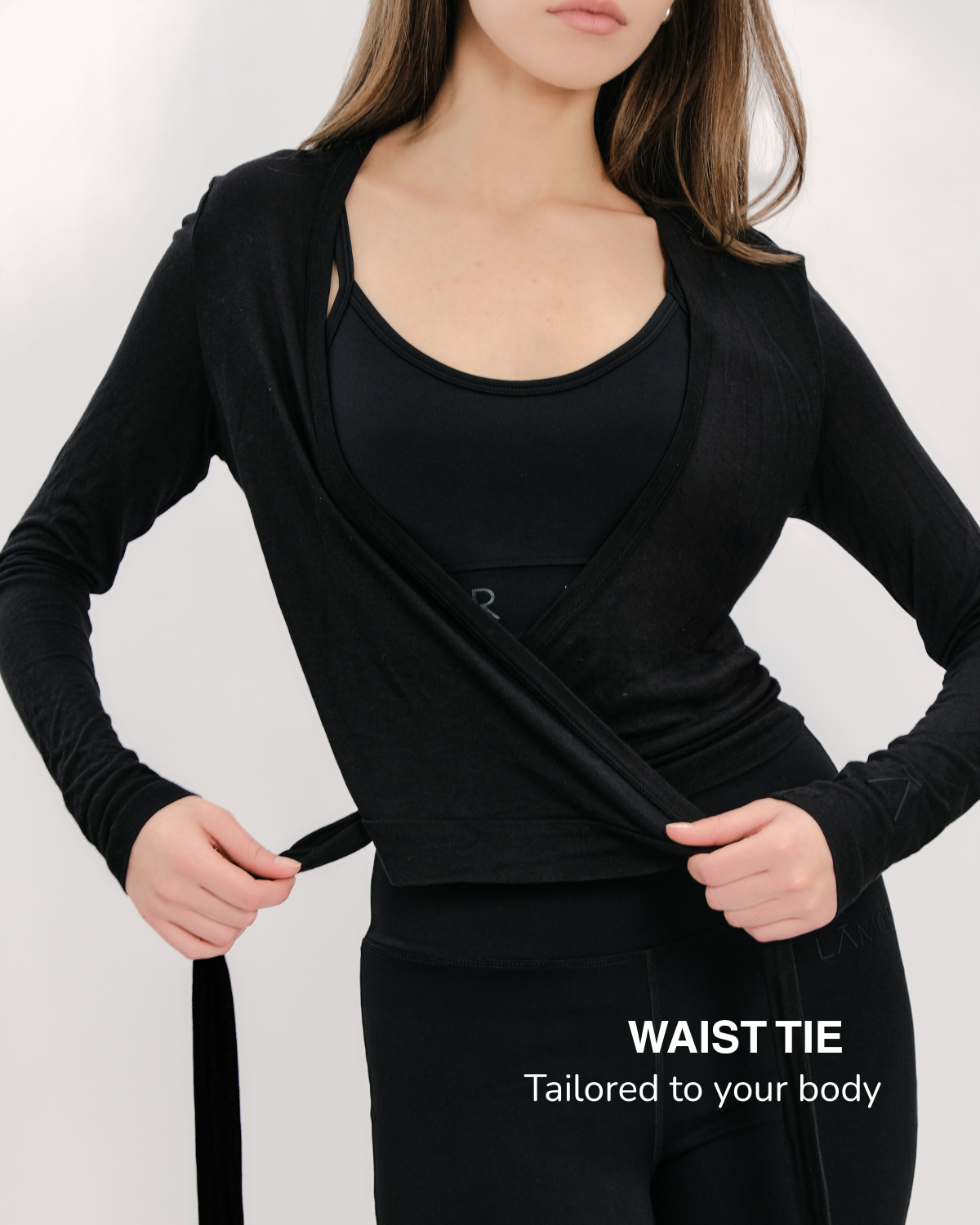 Ā-SOFT™ - Pilates Silk Wrap Top