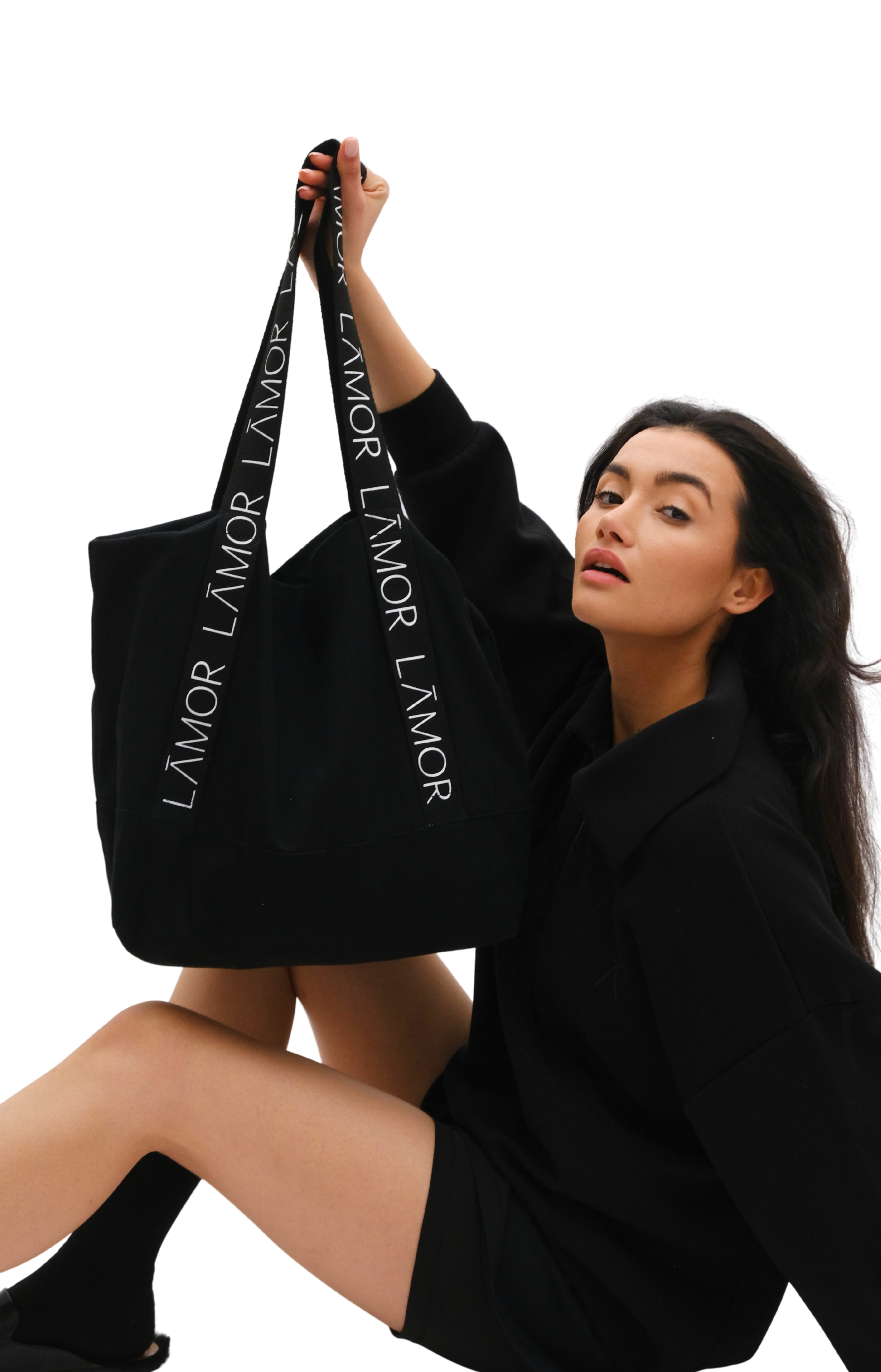 Essential Lamor Cotton Canvas Bag Iron Black