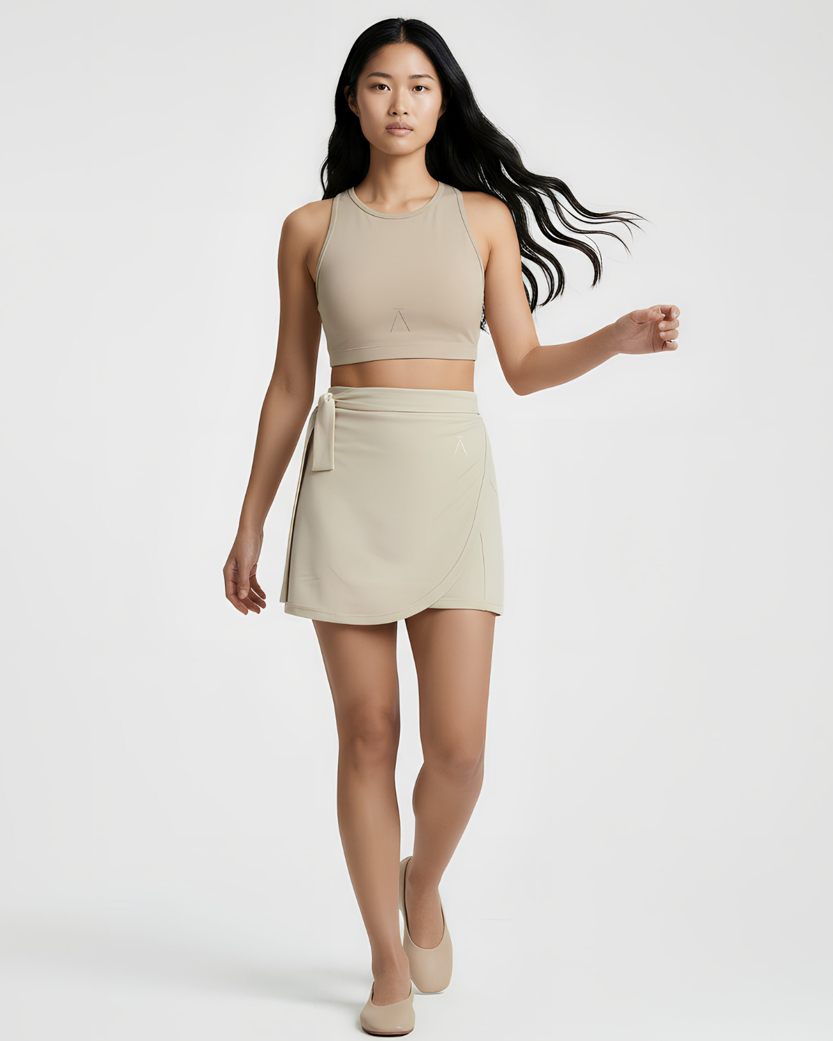 Wickelrock wrap skirt lamor Sportswear Couture Soft Cream