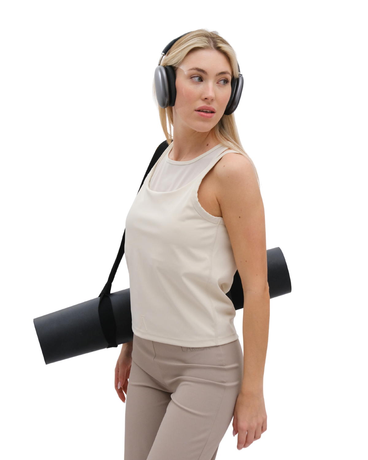 Tanktop with Mesh Lamor Elegance Soft cream