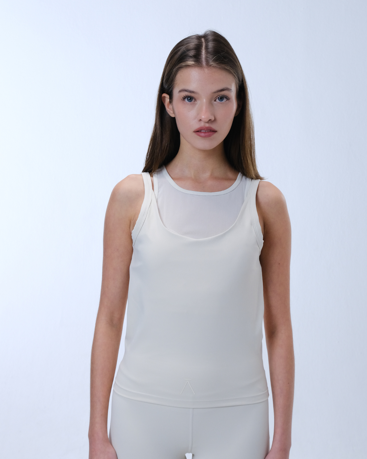 Tanktop with Mesh Lamor Elegance Soft cream