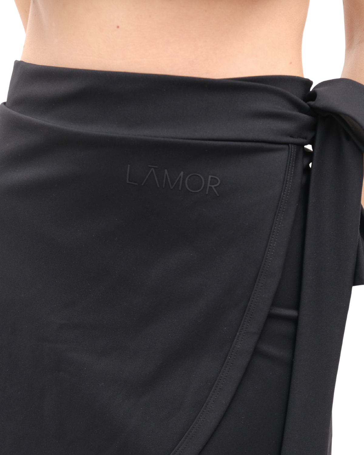 Wickelrock wrap skirt lamor Sportswear Couture Iron Black