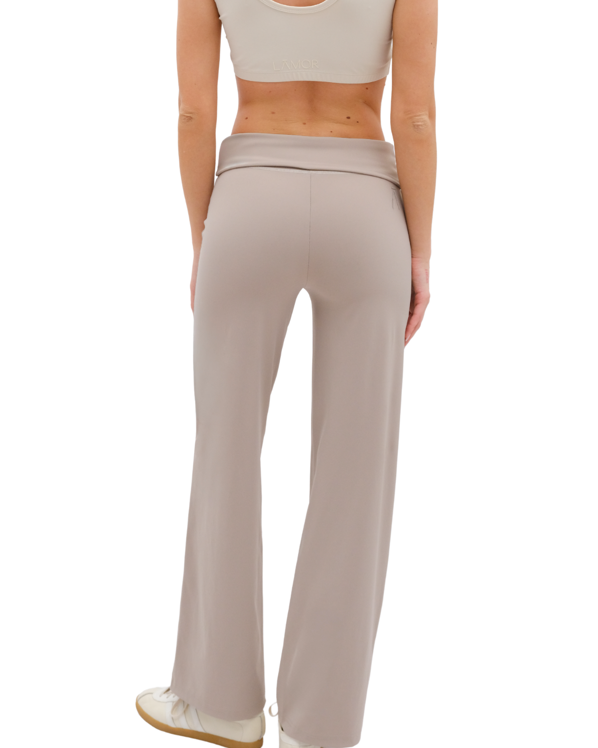 Ā-SCULPT™ Wide Lamor Leg Pants Stone