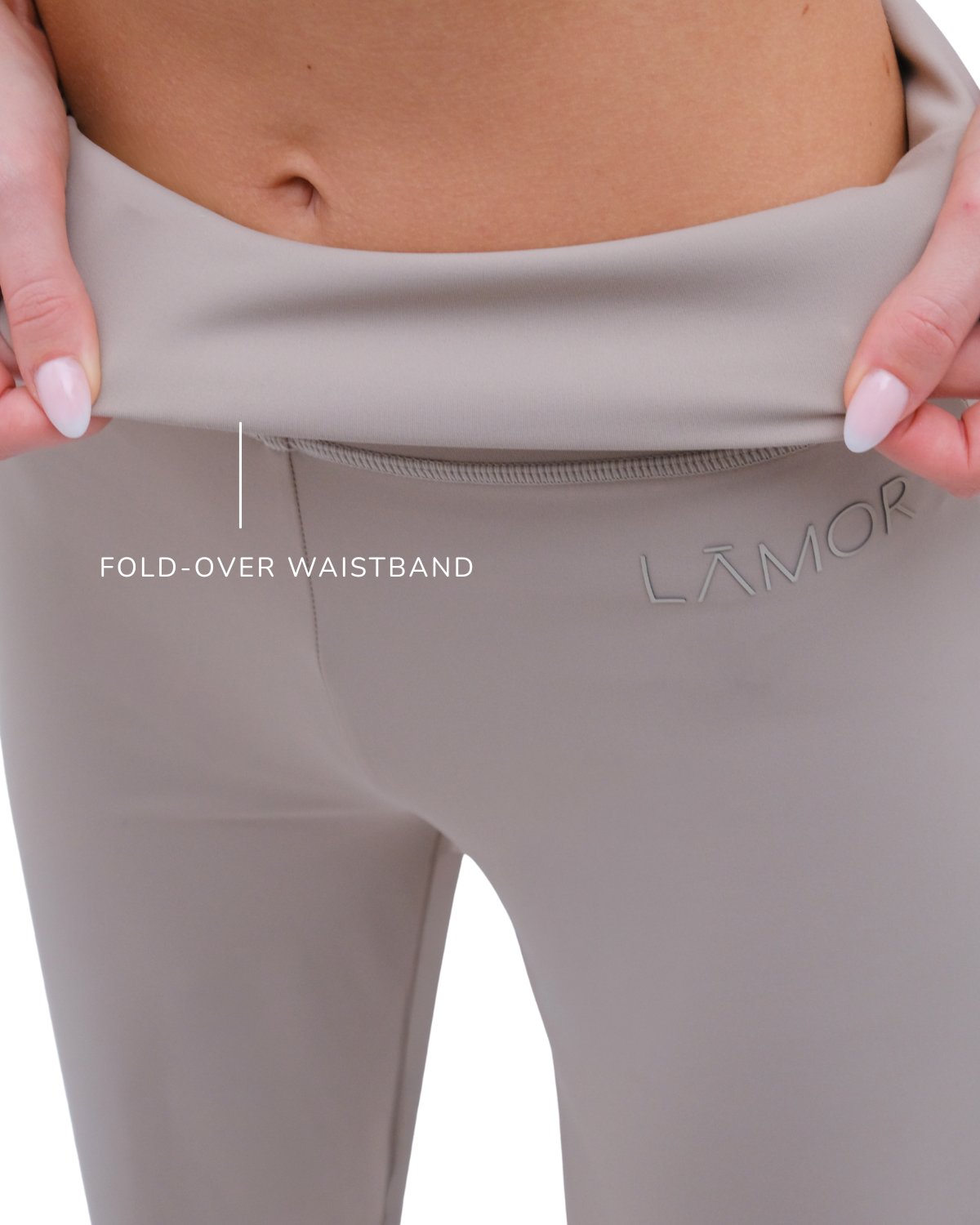 Ā-SCULPT™ Wide Lamor Leg Pants Stone