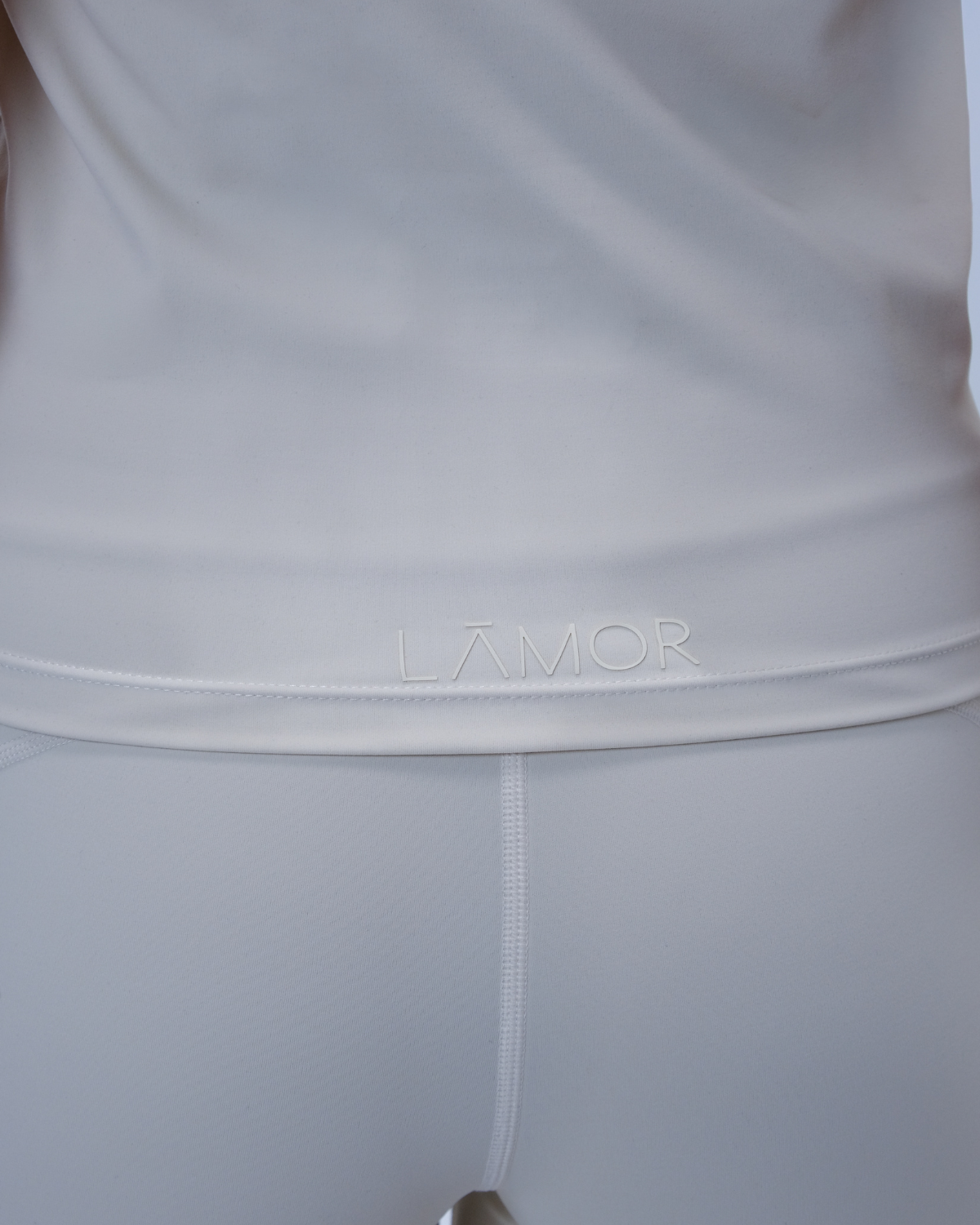 Tanktop with Mesh Lamor Elegance Soft cream