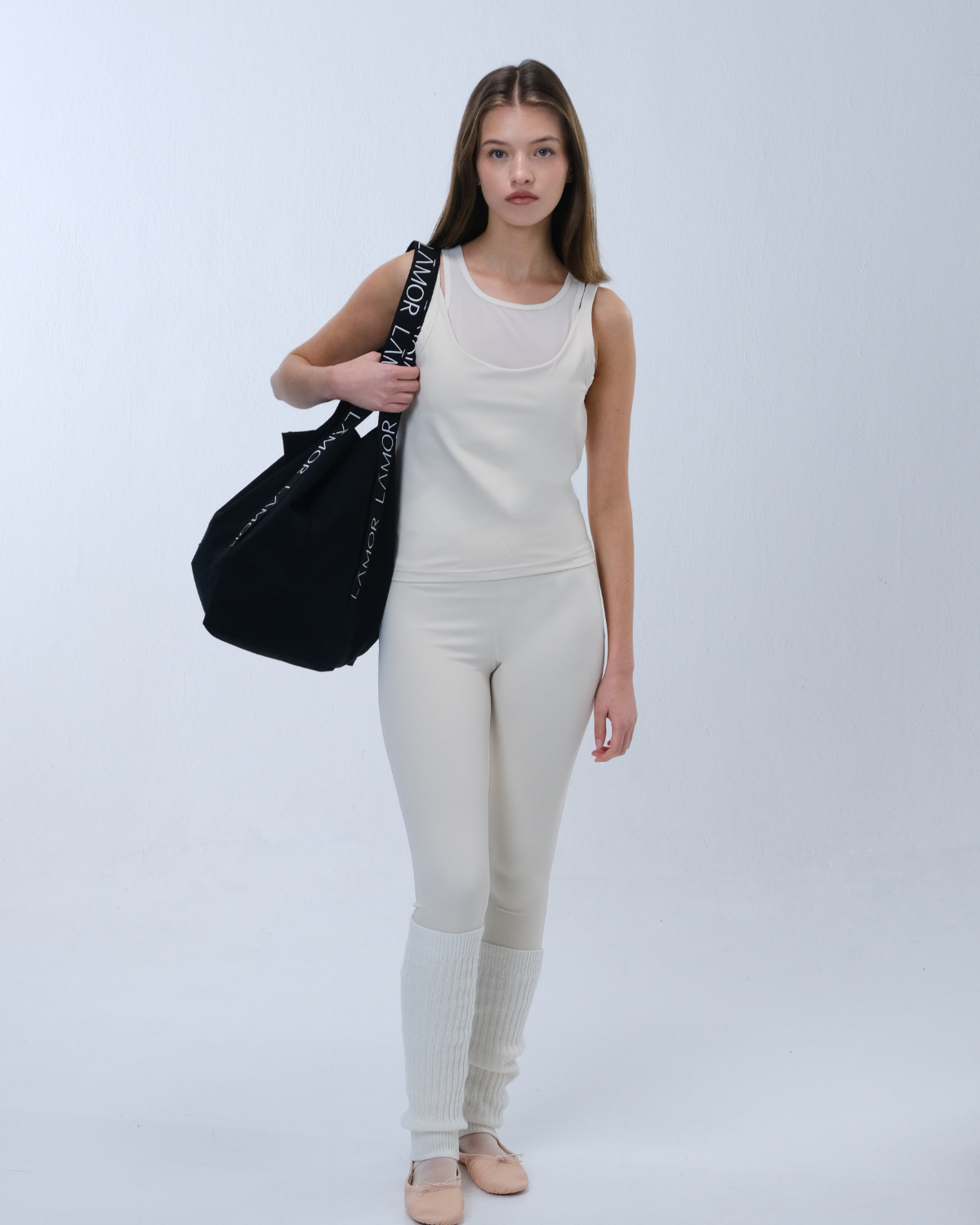 Tanktop with Mesh Lamor Elegance Soft cream