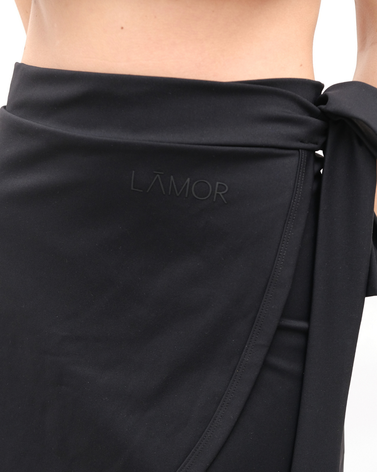 Wickelrock wrap skirt lamor Sportswear Couture Iron Black