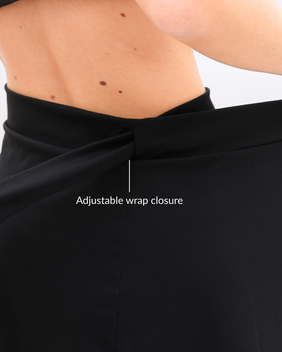 Wickelrock wrap skirt lamor Sportswear Couture Iron Black