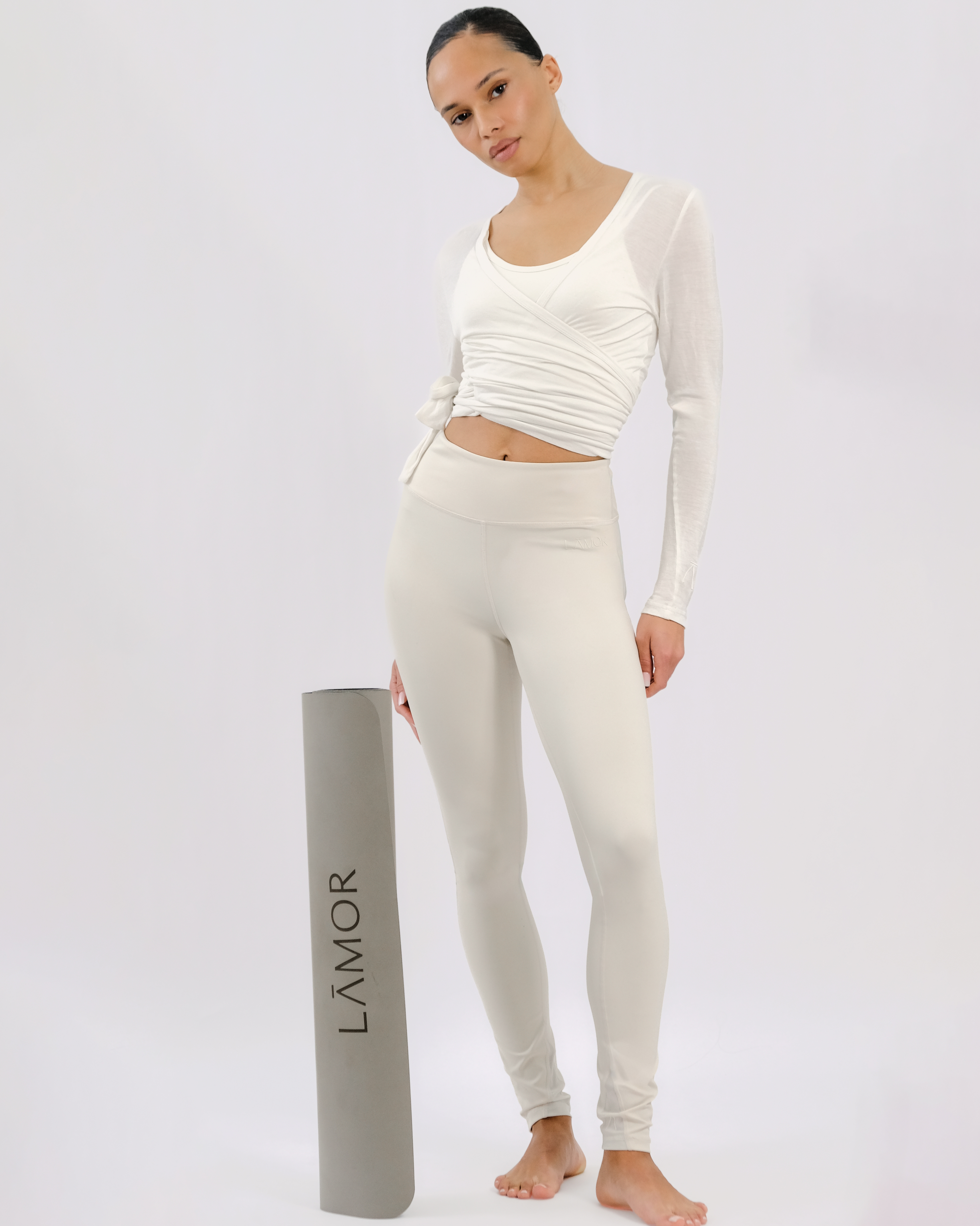 Ā-SOFT™ - Pilates Silk Wrap Top