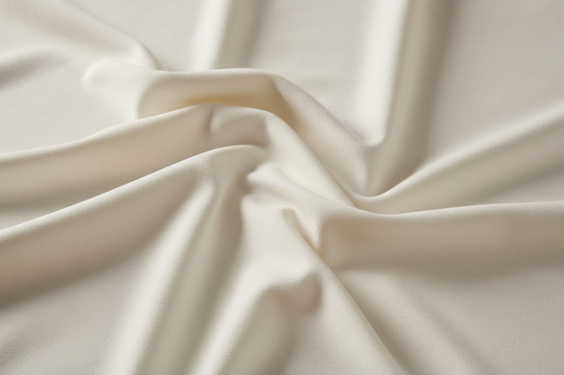 smooth soft cotton make it realistic, white - off white tone, soft studio light, wrinkles fancy, ultra-minimal close-up, quiet luxury aesthetic